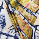 Mirror Garden Print On Habutai Satin S24 HSPS49