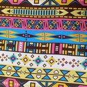 Bohemian Print On Korean Satin S23 KSPS30