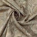 Mustard Snake Skin Print On Korean Satin SS22L KSPL53