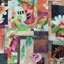 Window Floral Print On Flat Chiffon FCPS150