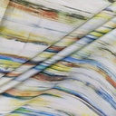 Wave Artwork Print On Korean Satin SS22N-KSPB95