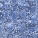 Royal Blue Snake Skin Print On Korean Satin SS22L KSPL48