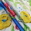 Flowers Print On Korean Satin S23 KSPS42