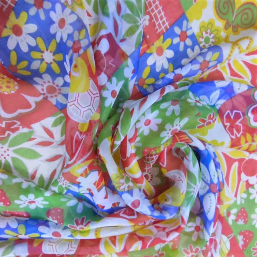 Print On Silk Chiffon#53