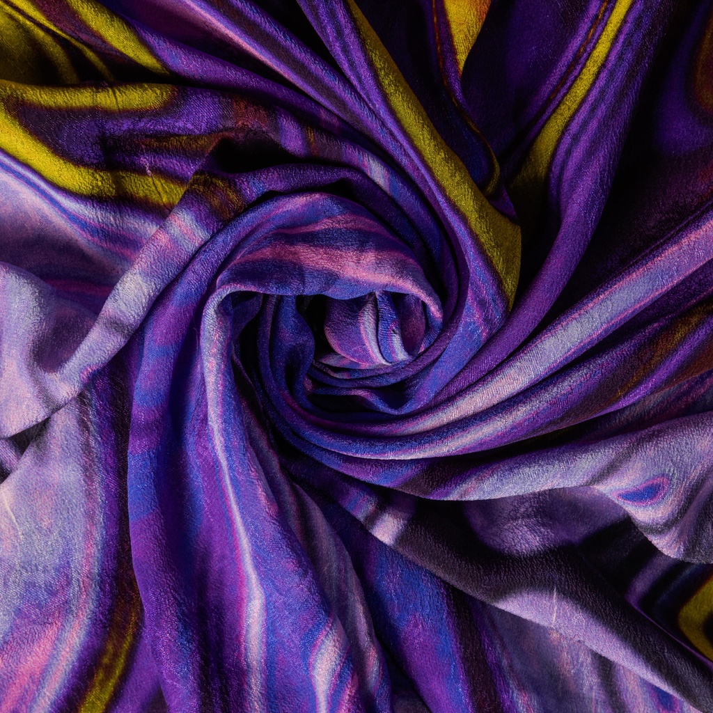 Print On Silk Crepe Fabric#06