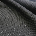 Waffle Lurex Knitted Dyed Fabric