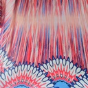 Toto Print(Red) On Mango Crepe Fabric