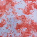 The Marble Effect (Orange) Print On Mango Crepe Fabric
