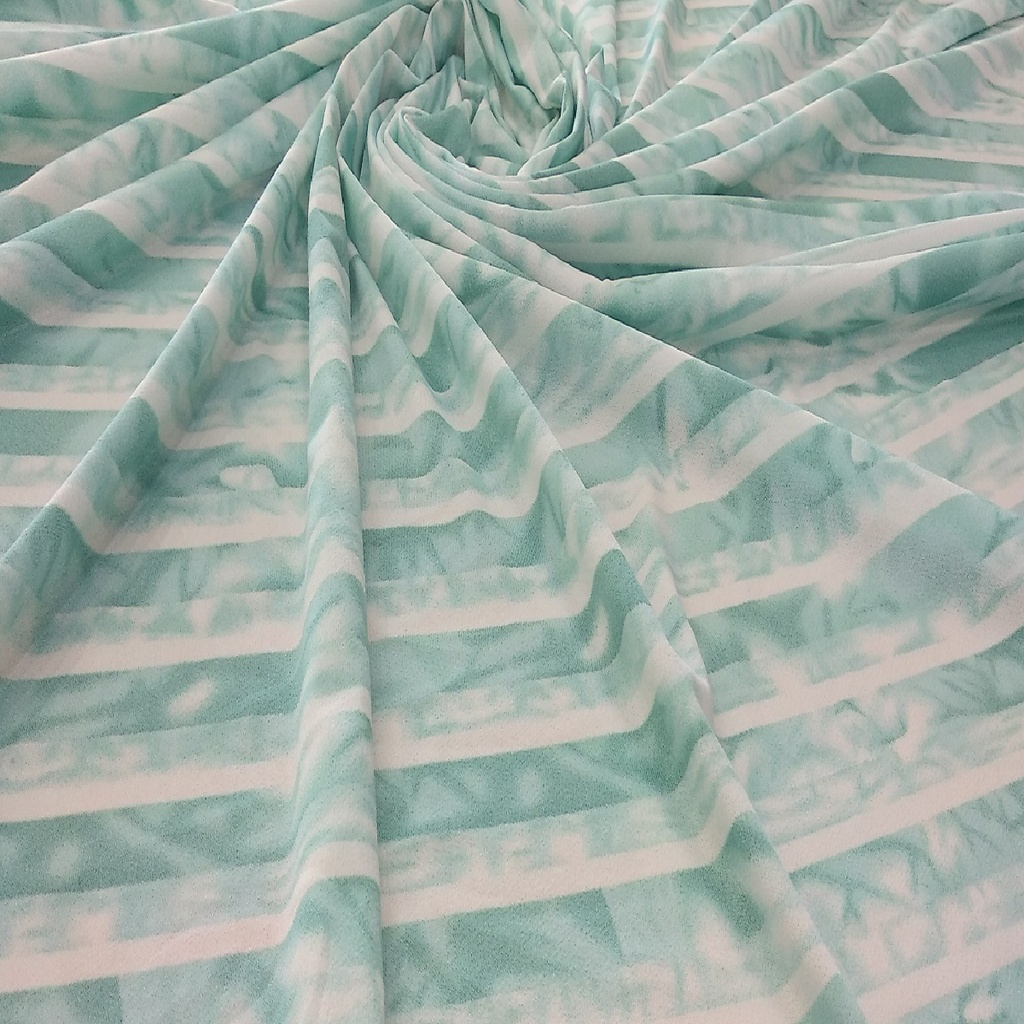 Mango Crepe Printed Fabric(#10)