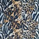 Wild Tiger Print On Micro Waffle