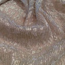 Leopard Print On Platinoir Foil Dyed Fabric