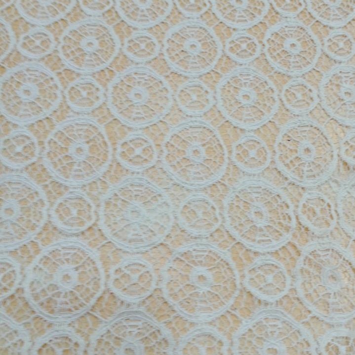 White Cotton lace Fabric#02
