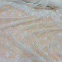 White Cotton Lace Fabric#11