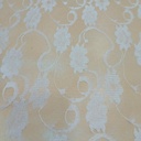 White Cotton lace Fabric#06