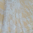 White Cotton lace Fabric#06