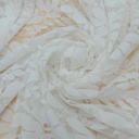 White Dyed Lace Fabric#12