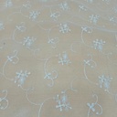 White Dyed Lace Fabric#13