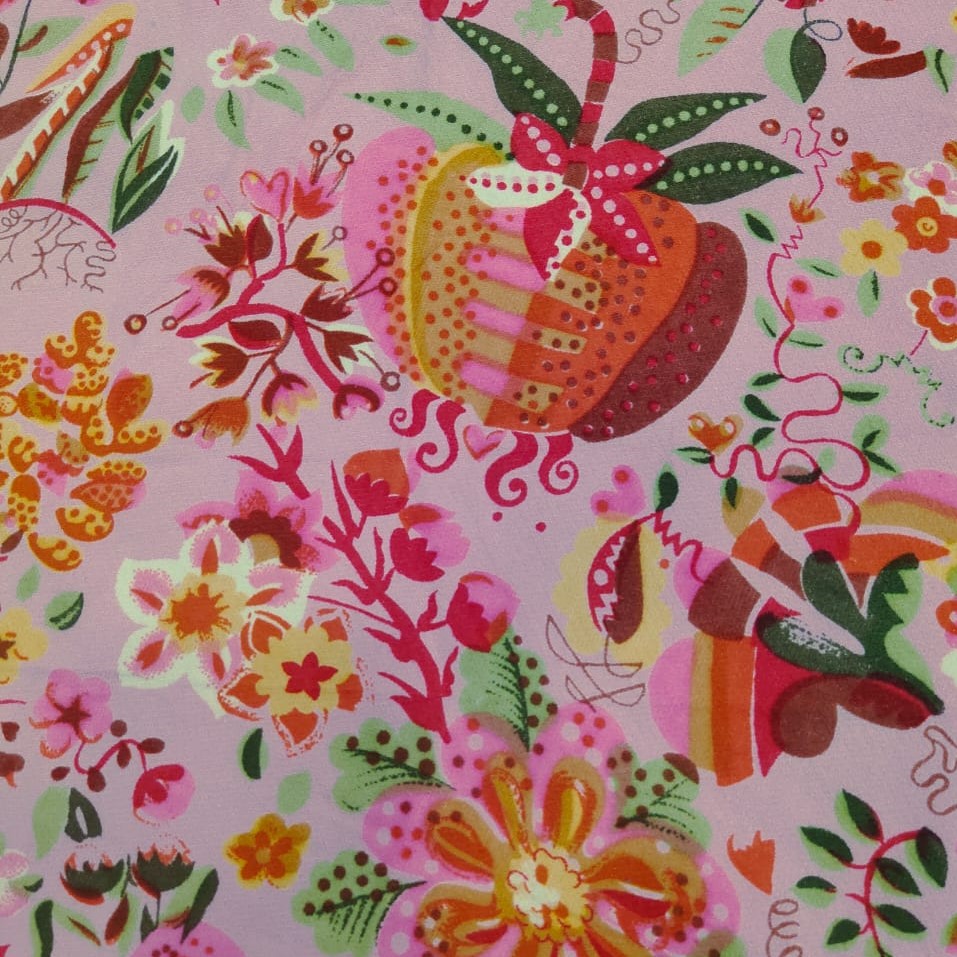 Print On Cotton Corduroy Fabric#10