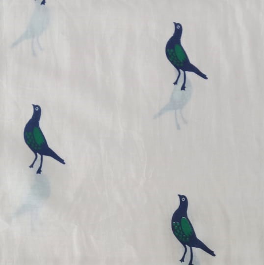 Block Print On Woven Fabric#8