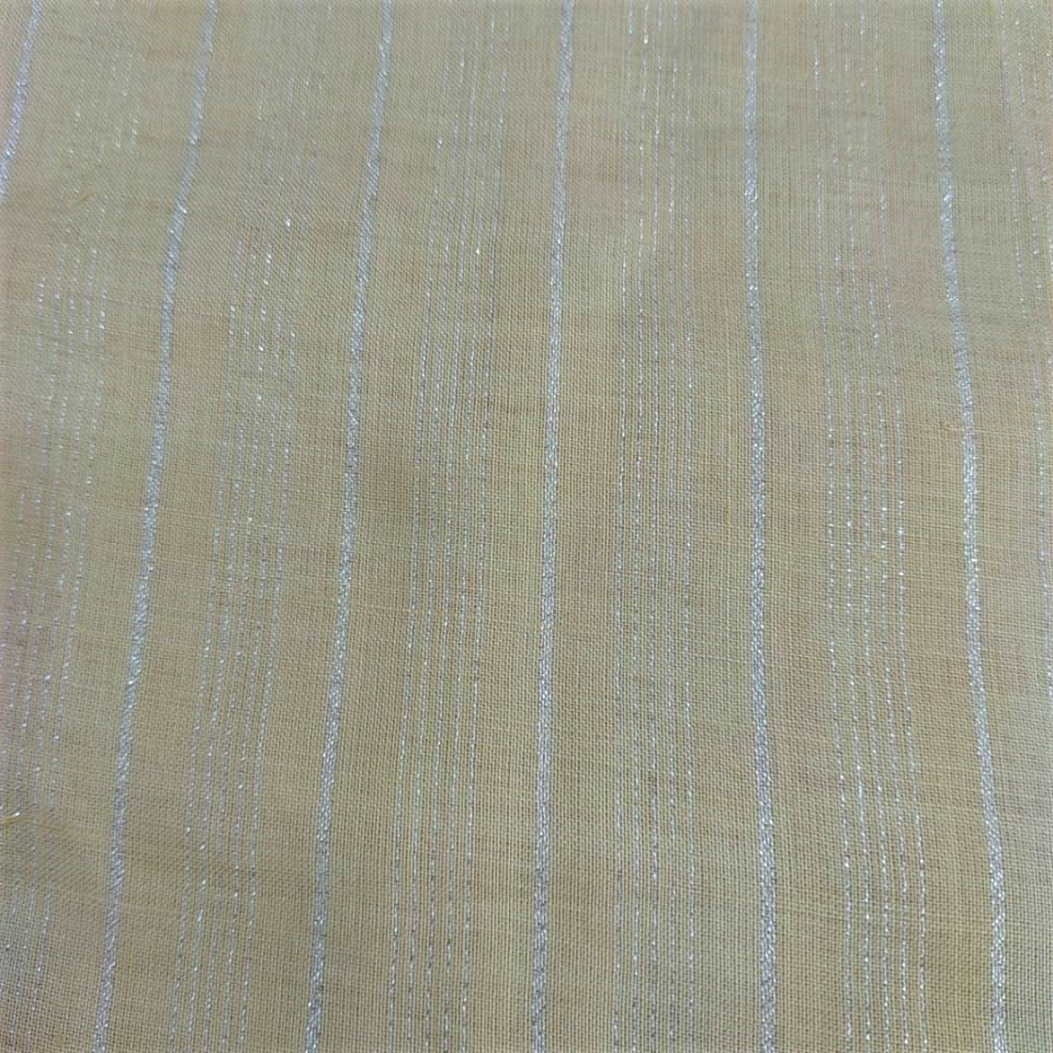 Classic Linen Lurex Stripes(Chalk Stripe Pattern)