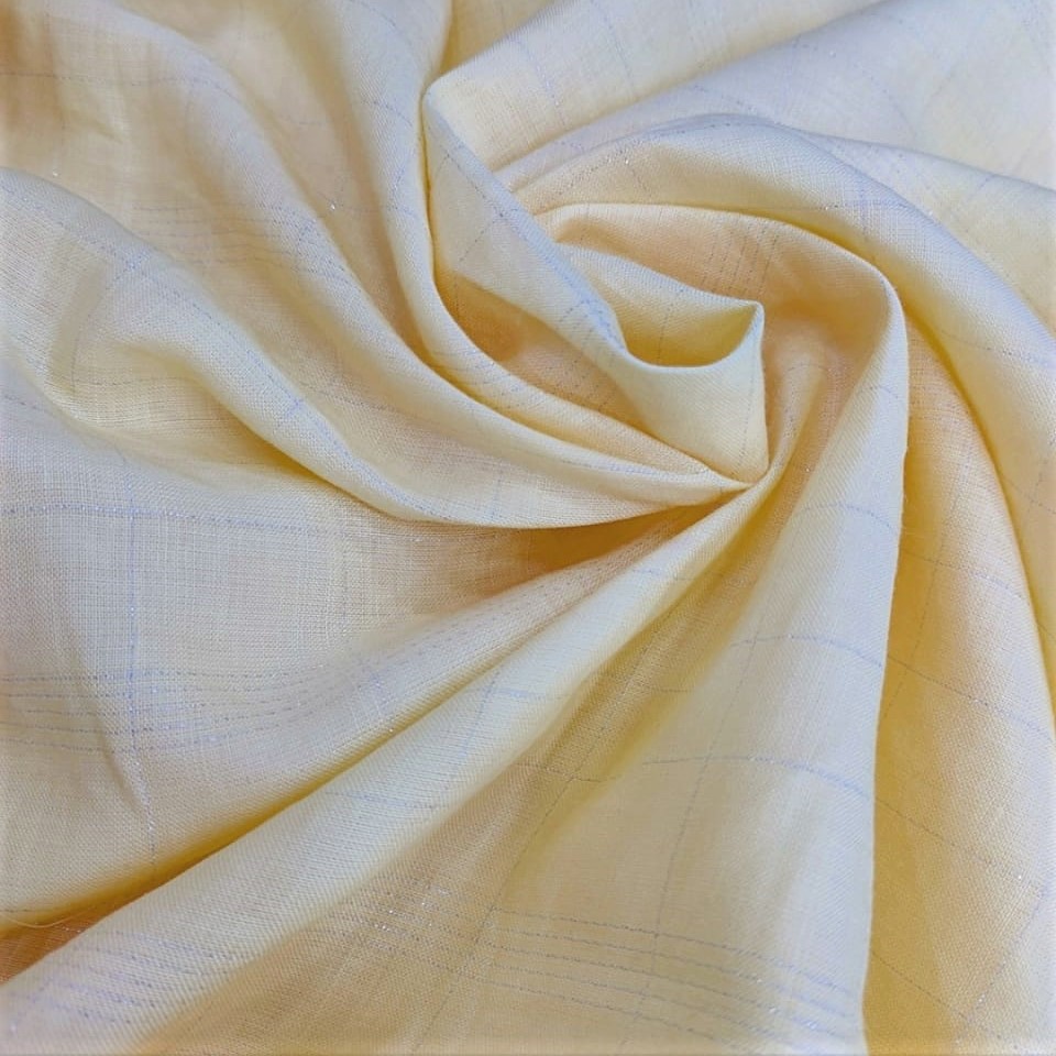 Classic Linen Lurex Checks (Prince Of Wales Pattern)