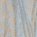 White Dyed Lace Fabric#