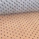 Madonna Organza Dyed Fabric (Two tone)(black on white)