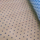 Madonna Organza Dyed Fabric (Two tone)(blue on white)