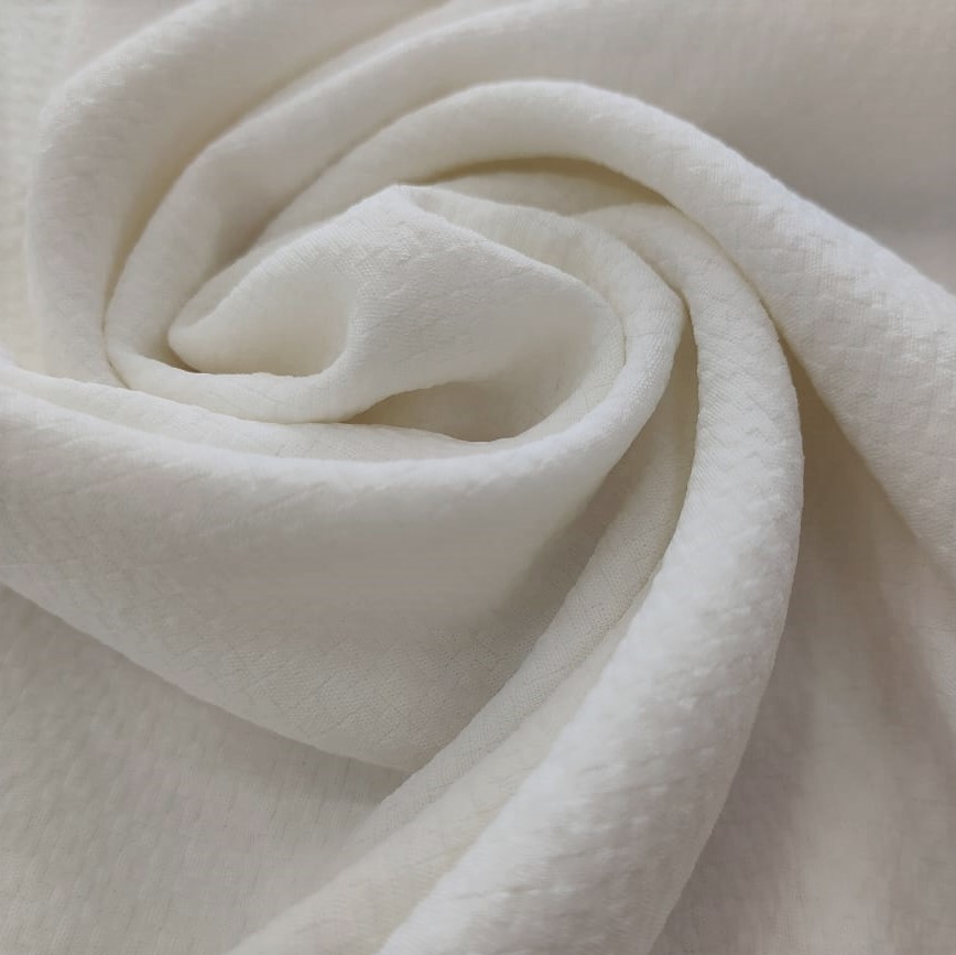 Biscuit Crepe Dyed Fabric