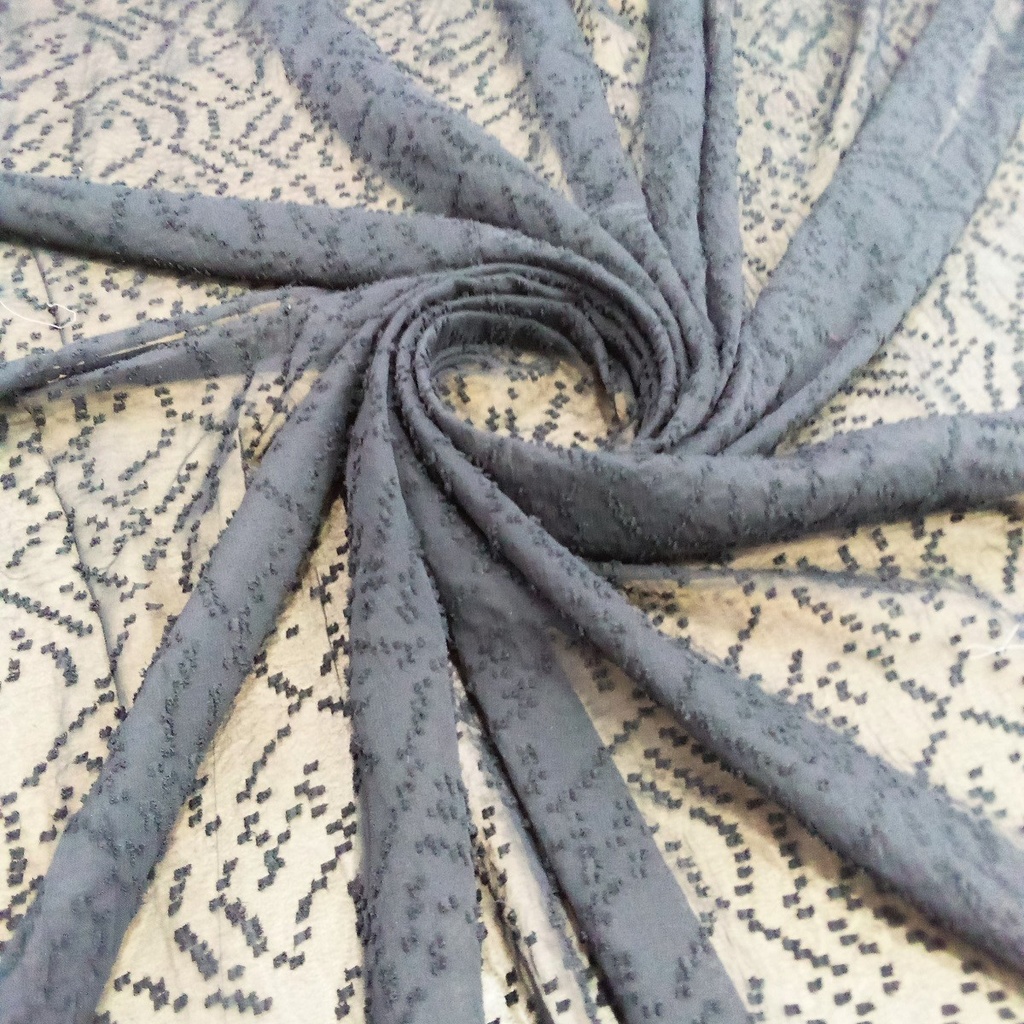 Clip Jacquard Dyed Fabric