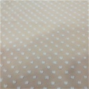 Clip Jacquard Dyed Fabric (White Dot)