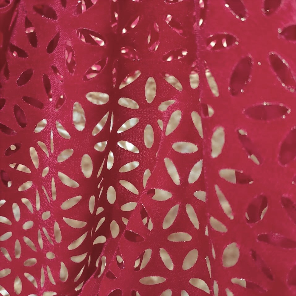 Cutwork Velvet Fabric#05