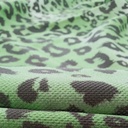 Greener Leopard Print On Micro Waffle