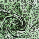 Greener Leopard Print On Micro Waffle
