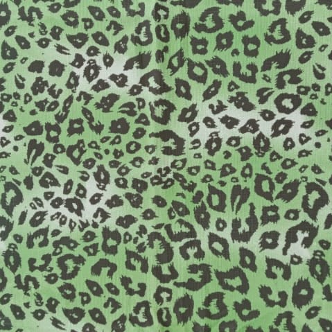 Greener Leopard Print On Micro Waffle