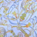Print On Silky Satin Fabric#07