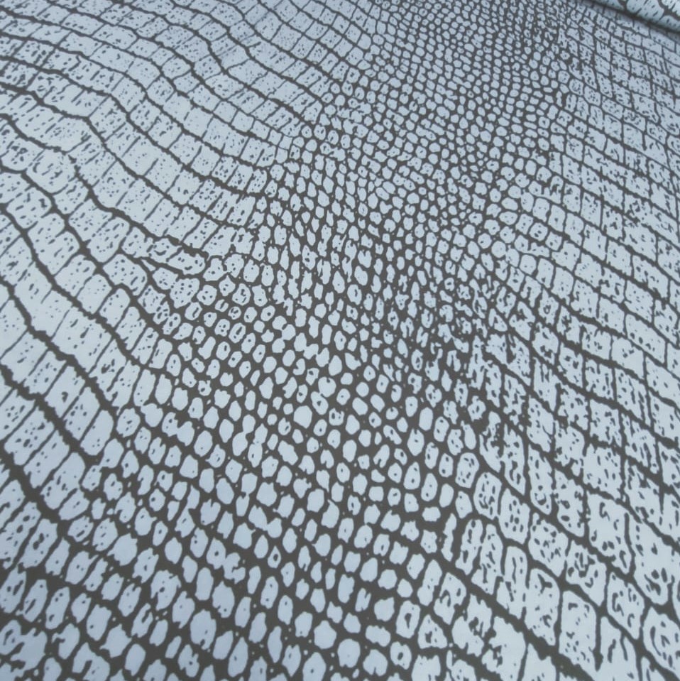 Babycorn Python Print On Silky Satin Fabric