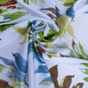 Print On Silky Satin Fabric#06