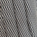 Zebra Lattice Print On Twill Satin Fabric