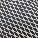 Zebra Lattice Print On Twill Satin Fabric