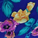 Blooming Sky Print On Snake Crepe Fabric