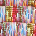 Bricks And More Print On Dutchess Satin