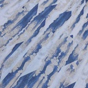 Happy Waves Print On Royal Georgette Fabric