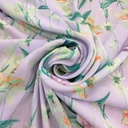 Tropical Galore Print On Royal Georgette Fabric