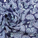 Ethnic Seamless Print On Royal Georgette Fabric