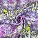 Purple Python Print On Royal Georgette Fabric