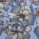 Tropical Vibes Print On Royal Georgette Fabric