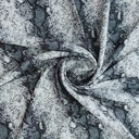 Garter Snake Print On Micro Waffle
