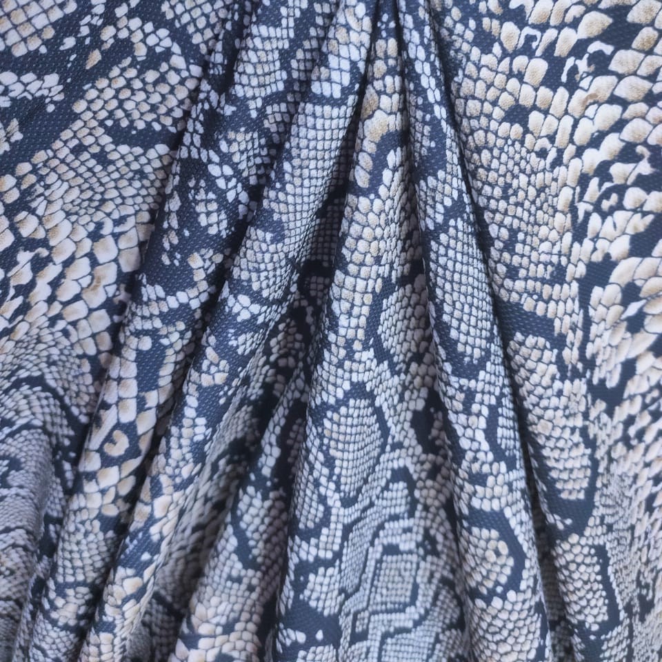 Eastern Rat Snake Print On Micro Waffle