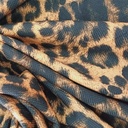 Indigenous Leopard Print On Micro Waffle